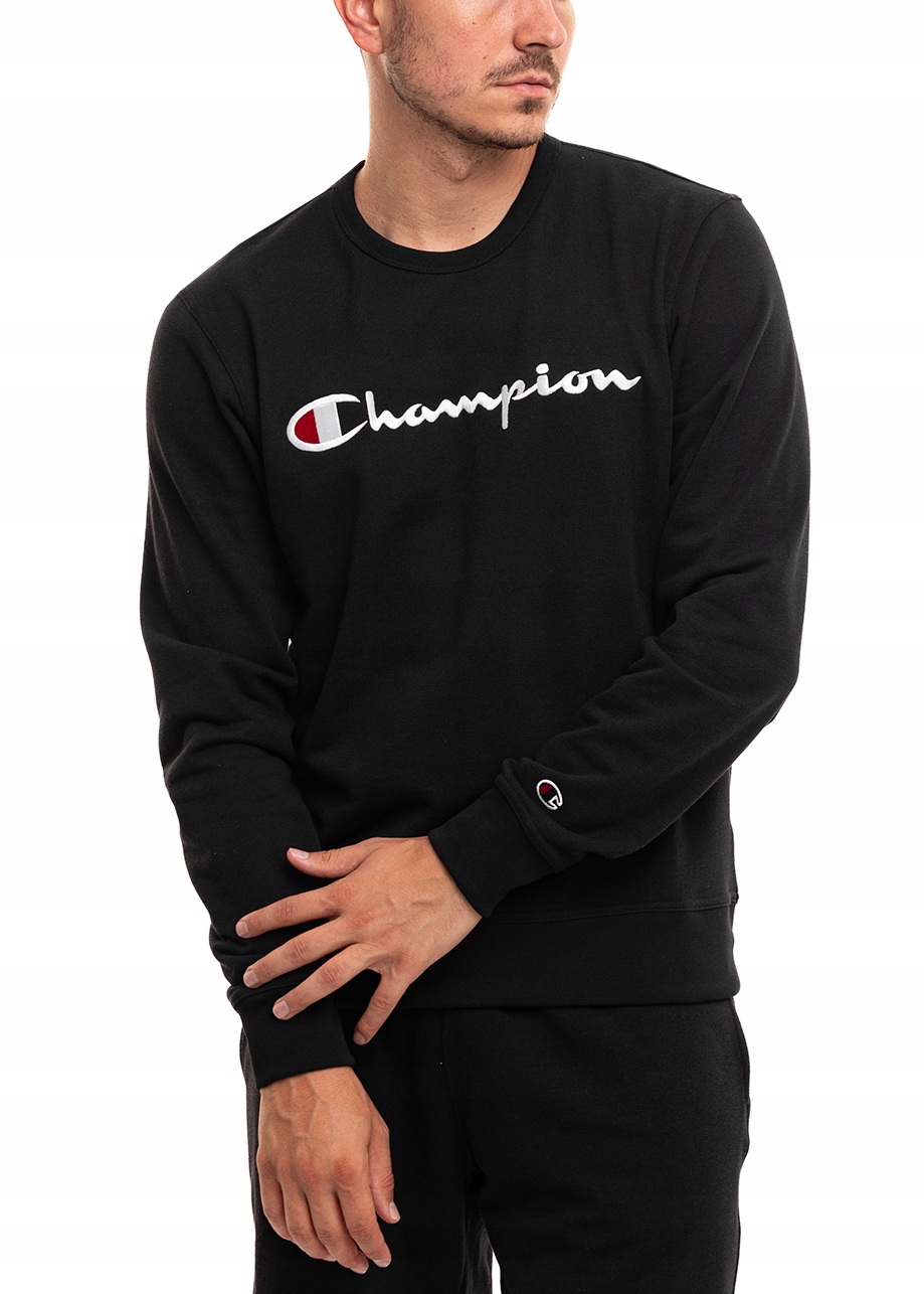 Pánská Mikina Champion Sportovní tréninková bavlněná Bez Kapuce Pohodlná L