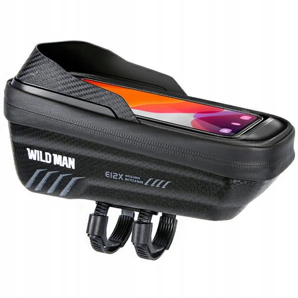 Wildman Etui/uchwyt rowerowy M E12X sakwa na ramę czarna/black