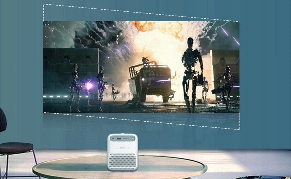 Projektor WANBO Youpin T2 Mini LED Full HD HDMI Rozdzielczość podstawowa (px) 854 x 480