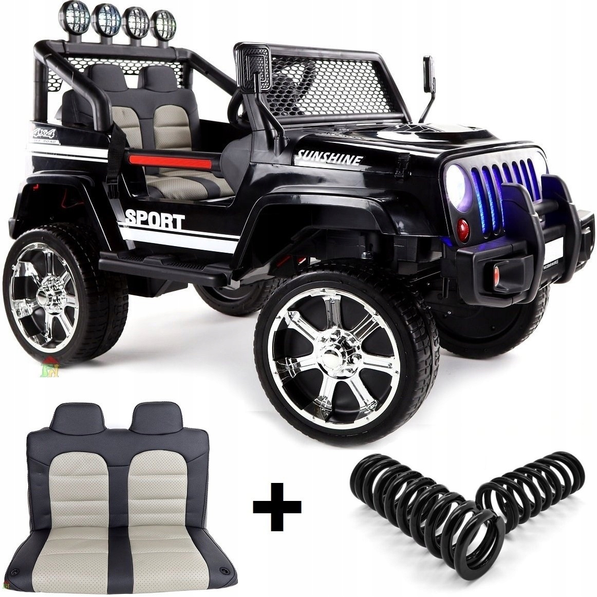 

Jeep 4x4 Auta na akumulator Skóra Guma 4 Silniki
