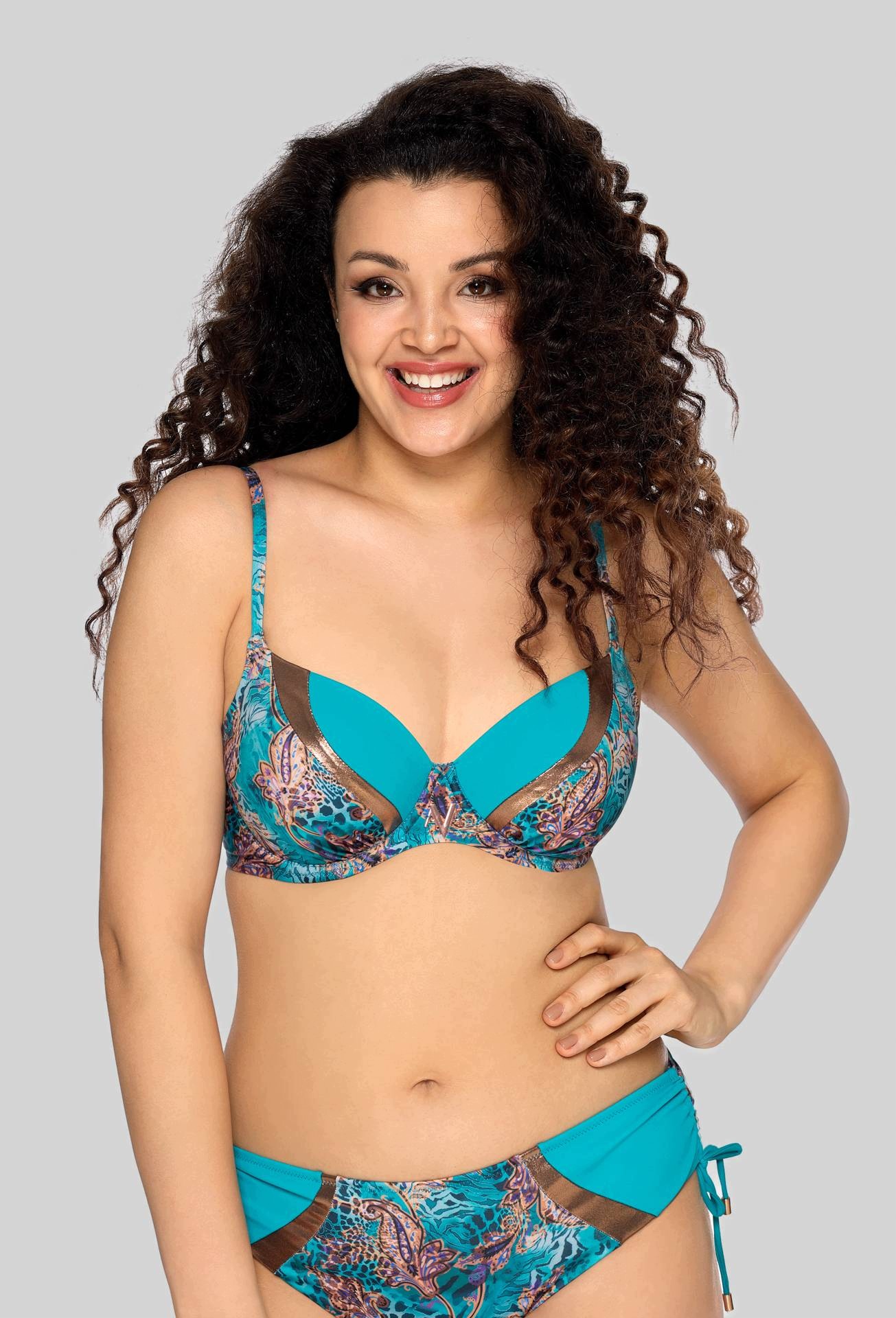 Ava Plavková podprsenka Sk 141 Turquoise Tyrkysová 85F
