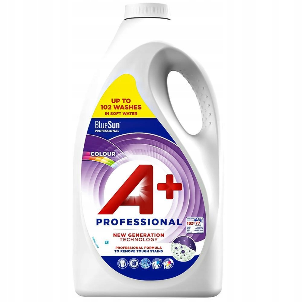 Levně A+ Color 77 praní 4,62L španělský gel tekutý prací prostředek na barevné prádlo