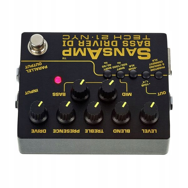Przedwzmacniacz basowy Tech 21 SansAmp Bass Driver DI V2 Kod producenta BASSDRIVER-V2