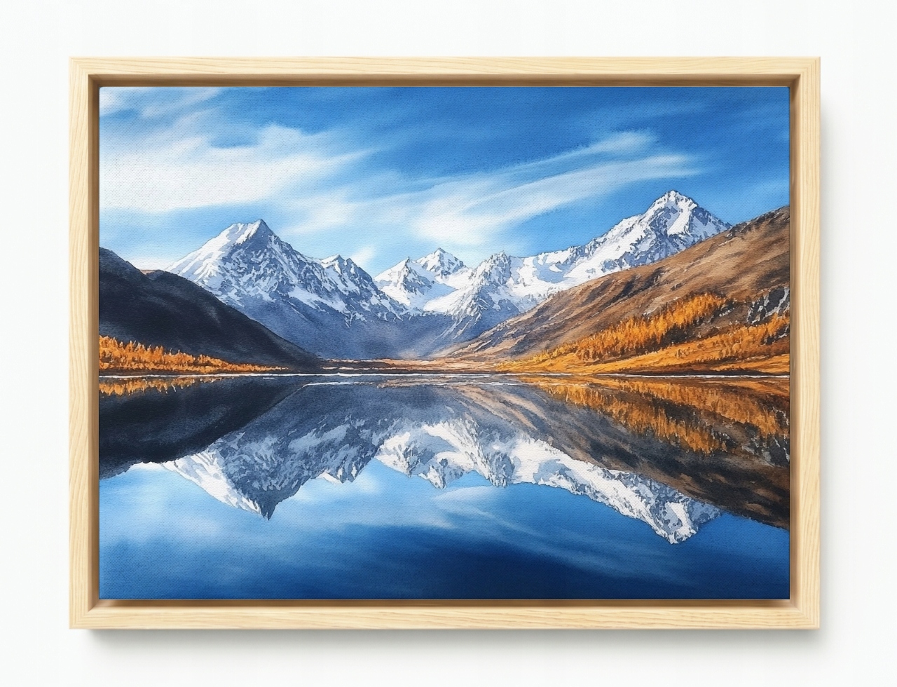 Obraz Rám Americký Box Krajina Pohled Na Hory Vrcholky Alpy Jezero 80x60