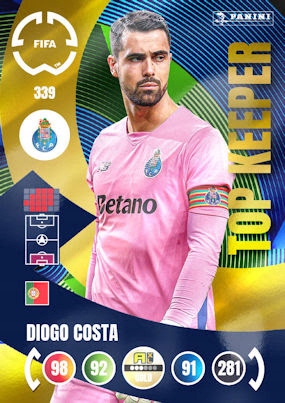 2025 Panini Adrenalyn XL Fifa Club World Cup 339 Diogo Costa