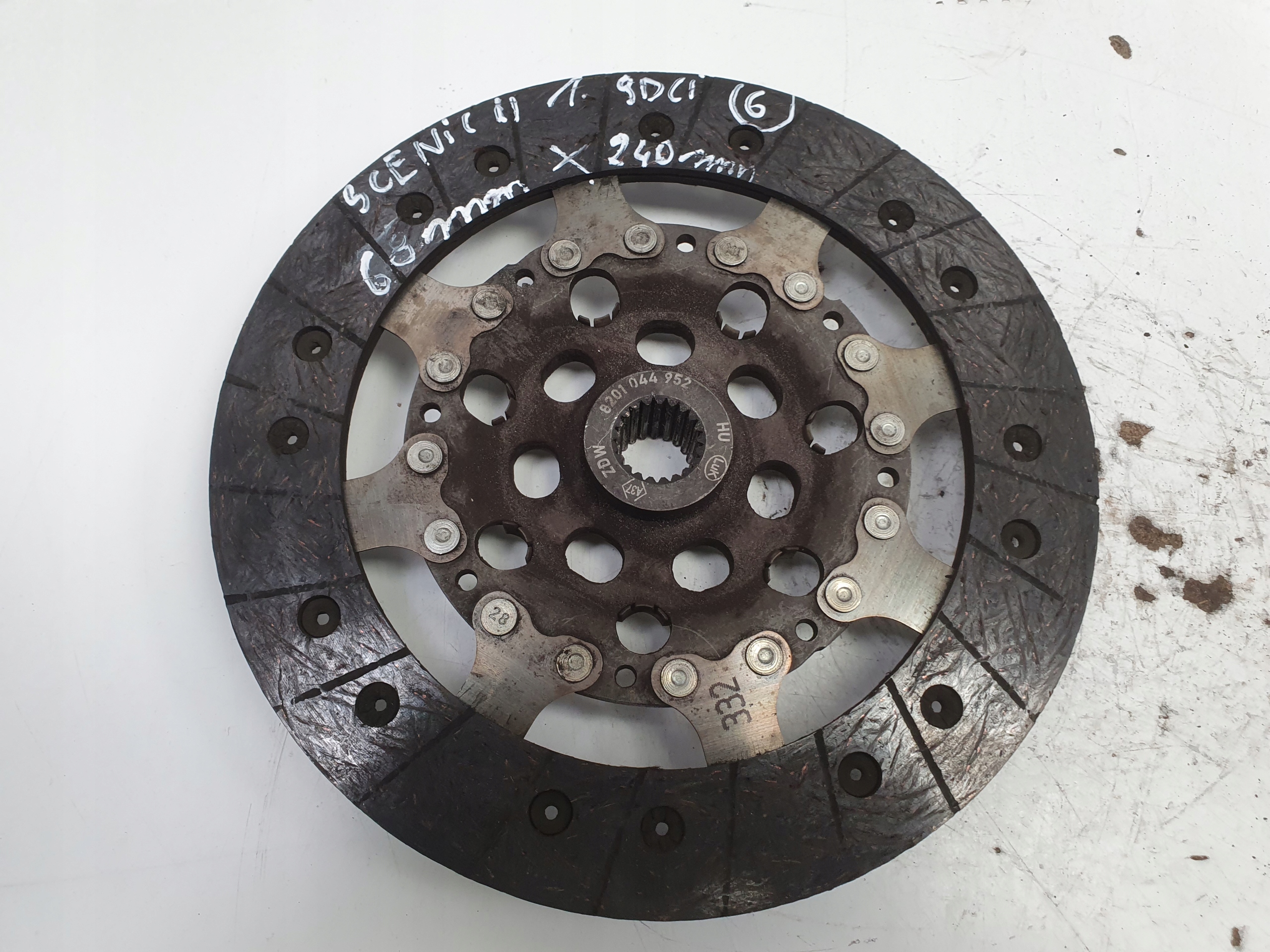 Renault Scenic II 1.9 DCI TARCZA DOCISK sprzęgło Typ samochodu Samochody osobowe