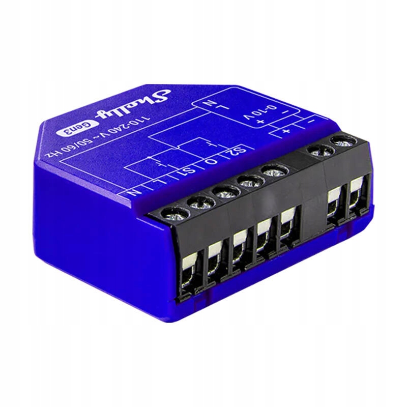 Shelly Dimmer 0/1-10V Pm GEN3 S Wi-fi A Bluetooth, Kompatibilní S Alexem