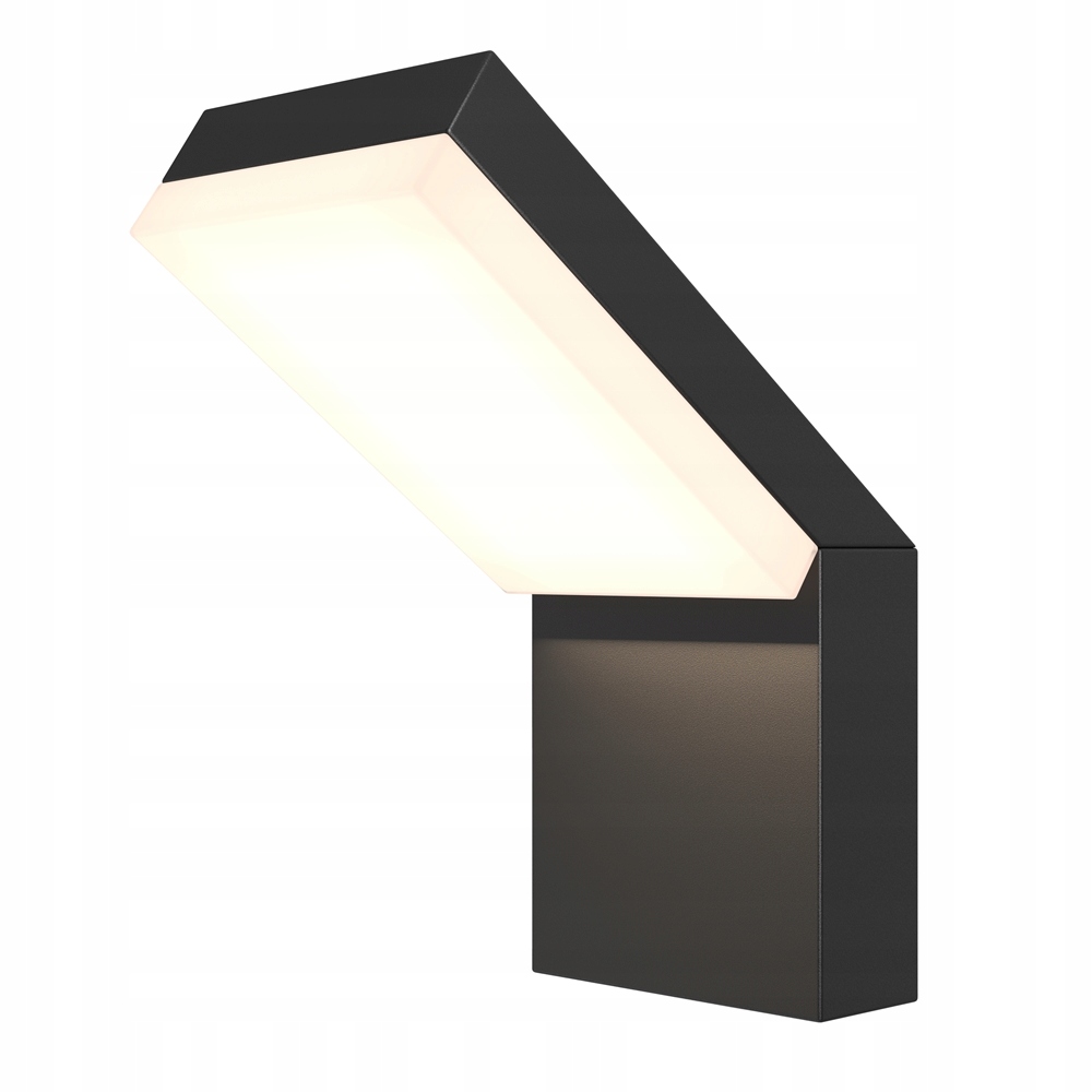 Nástěnná venkovní Led lampa černá s teplým světlem Maytoni