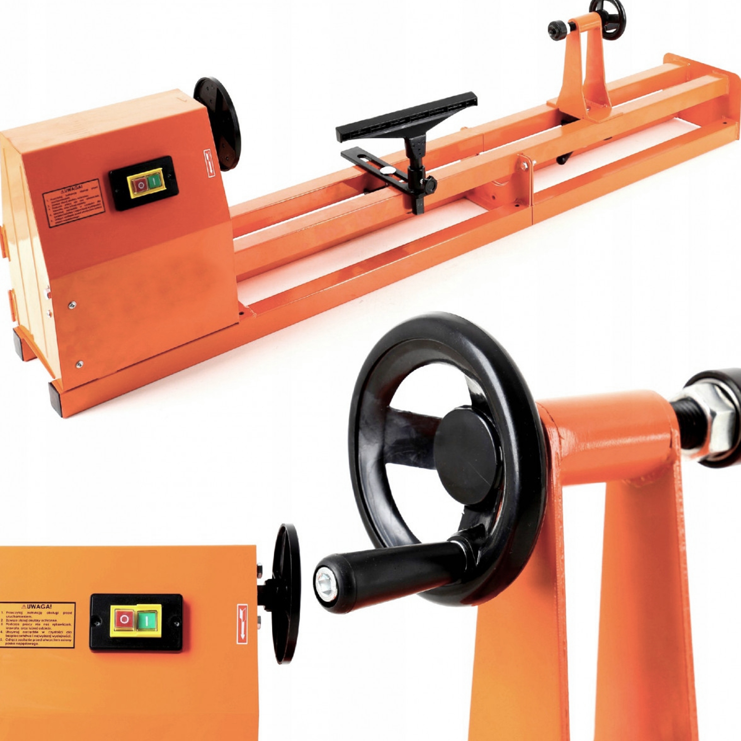 Stojanová Soustruh Na Dřevo Elektrický S Regulací 650W 350mm 230V