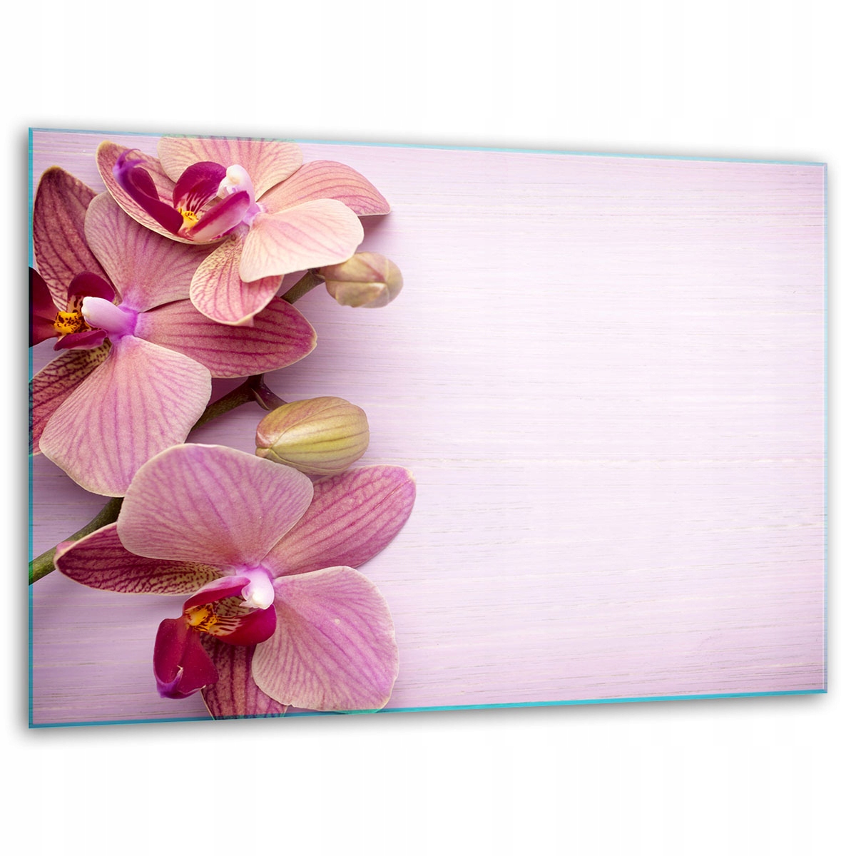 7w1 SZKLANA DESKA DO KROJENIA PODSTAWKA 40x30 KWIATY SZKŁO HARTOWANE