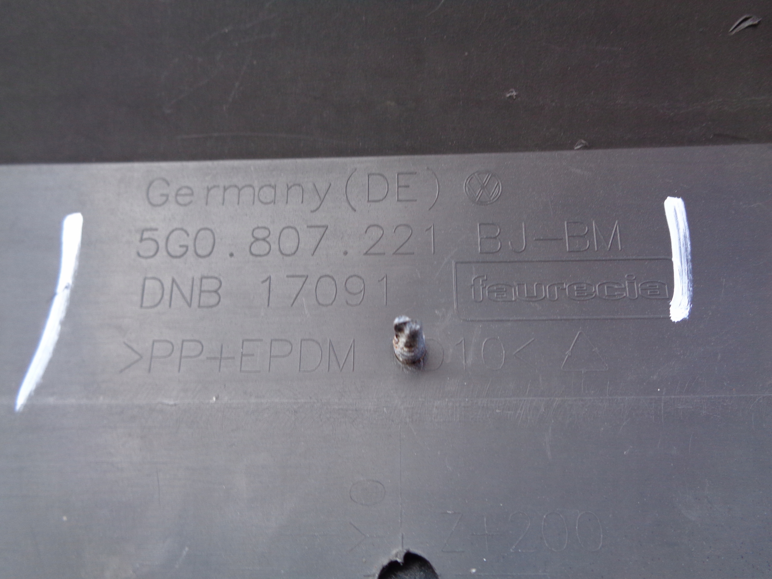 front bumper VW GOLF VII 7 R 5G 5G0 12-16 NR 46761