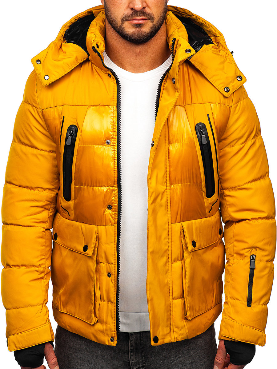 Zimní Bunda Prošívaná Camel Bunda 99527 Denley_s