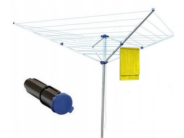 Suszarka ogrodowa na pranie 50m kotwa| Do bielizny