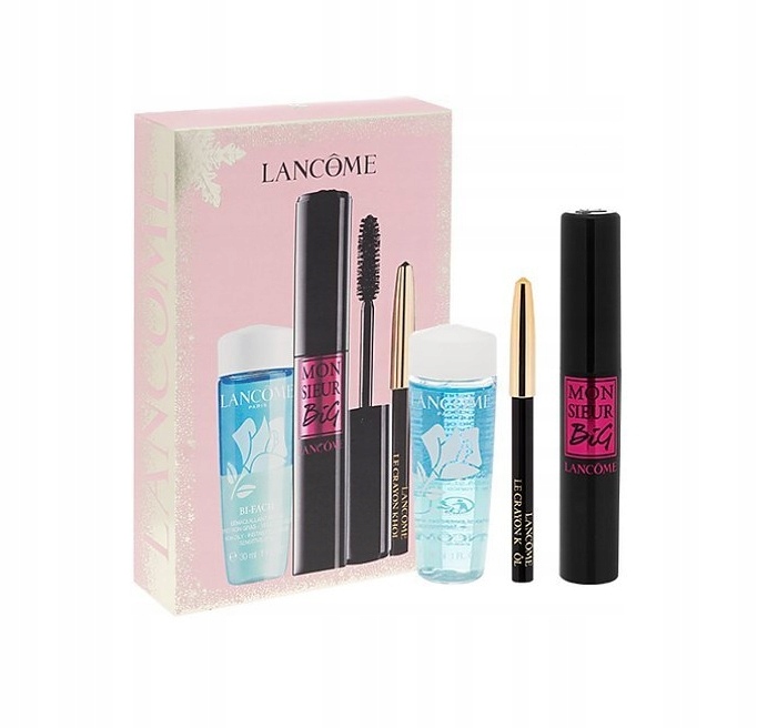 Sada Lancome Monsieur Big Mascara 01 Bifacil Eye 30 ml Khol Eye Pen Mi