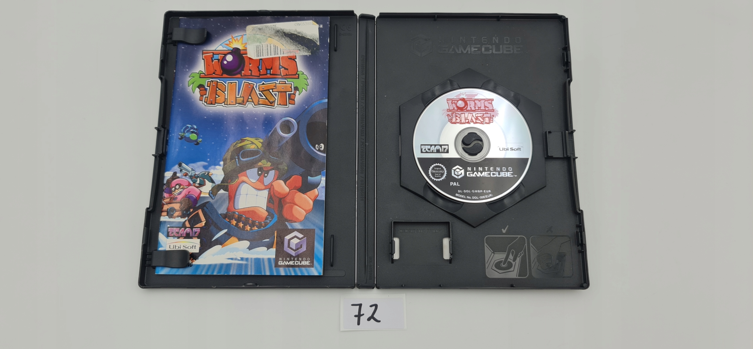 NINTENDO GAMECUBE WORMS BLAST Platforma Nintendo GameCube
