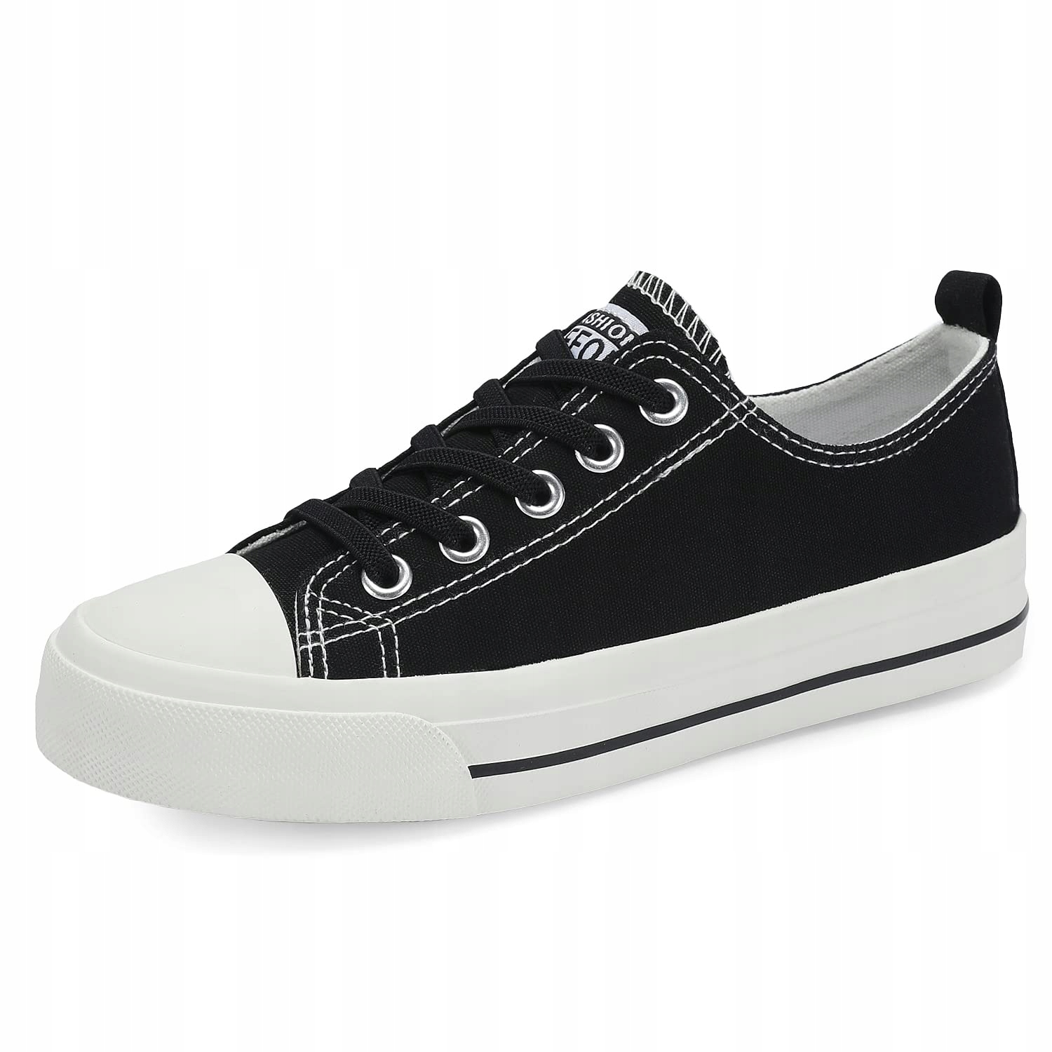 Tenisky Plátěné boty Halovky Tenisky do školy Unisex Černé 40 Eu