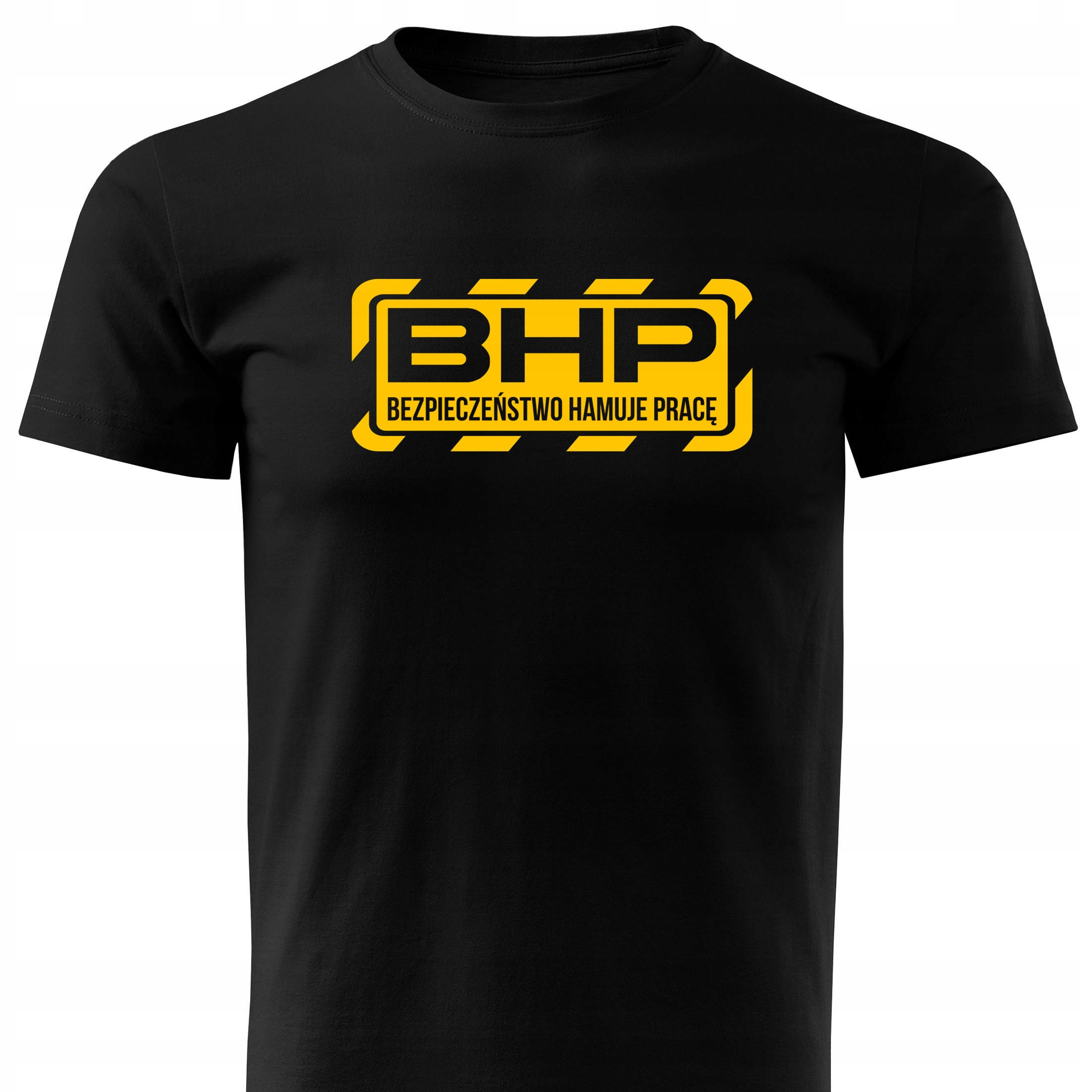 

Koszulka T-shirt śmieszny nadruk Bhp