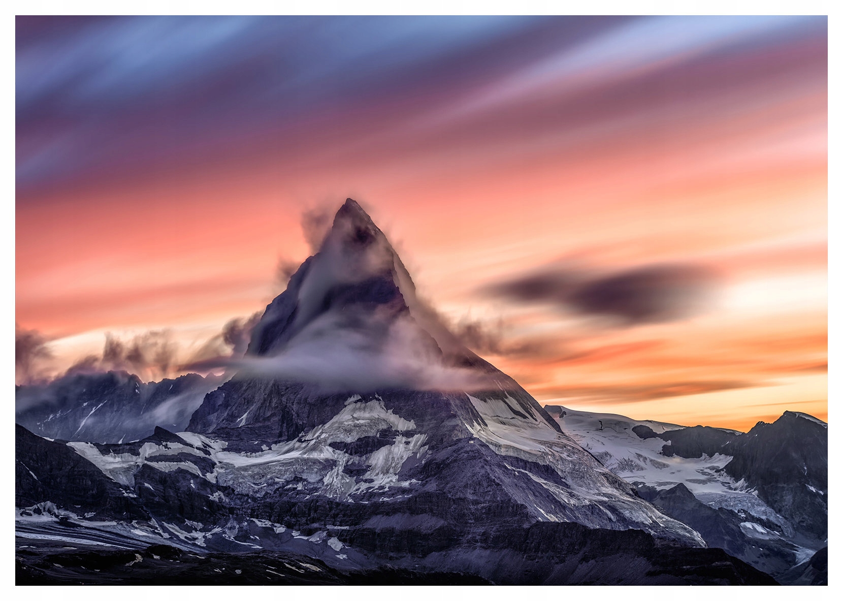 Fototapeta Matterhorn Alpská symfonie hor a minimalismu 250x175 lepidlo