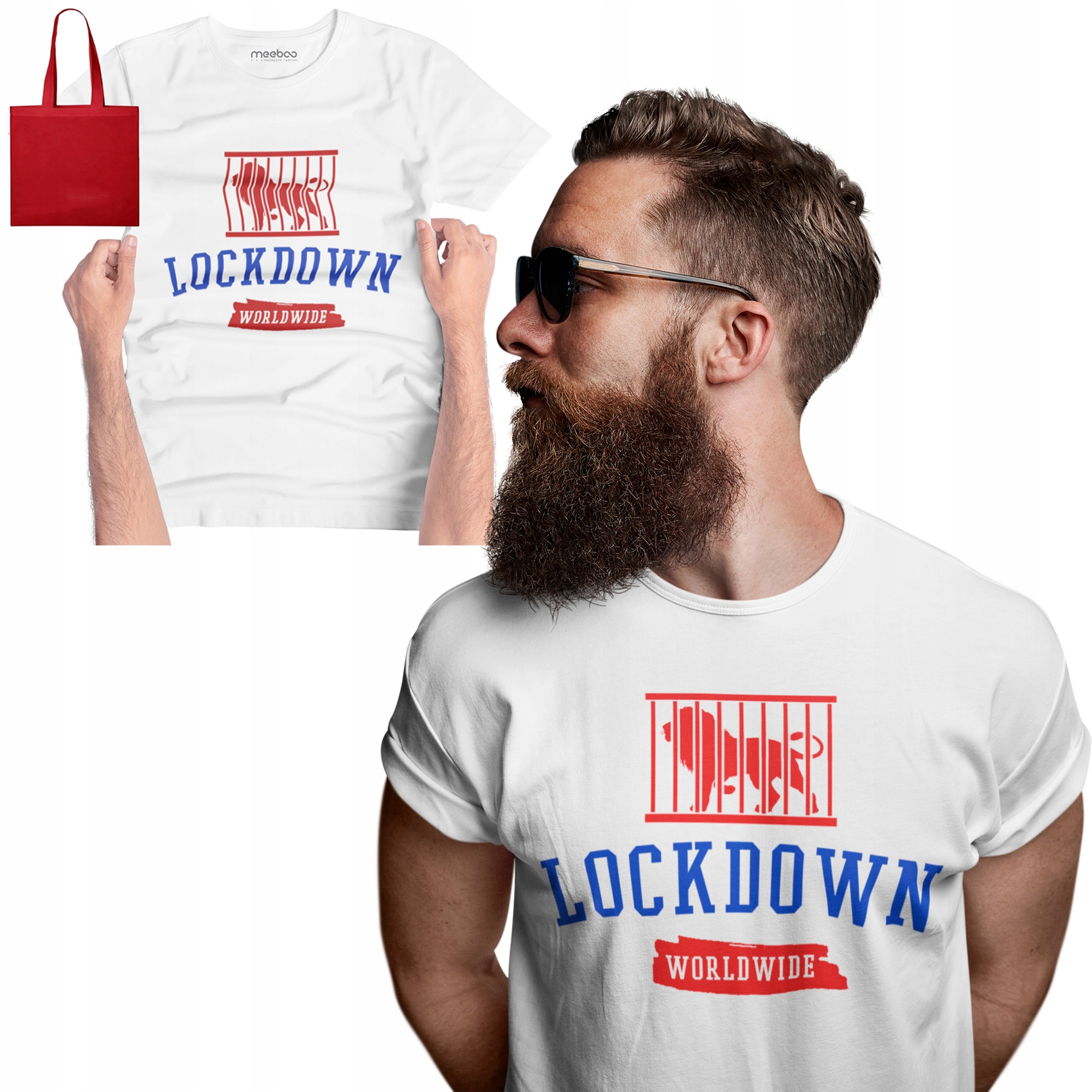 

Koszulka Męska Tshirt Lockdown Worldwide Prezent