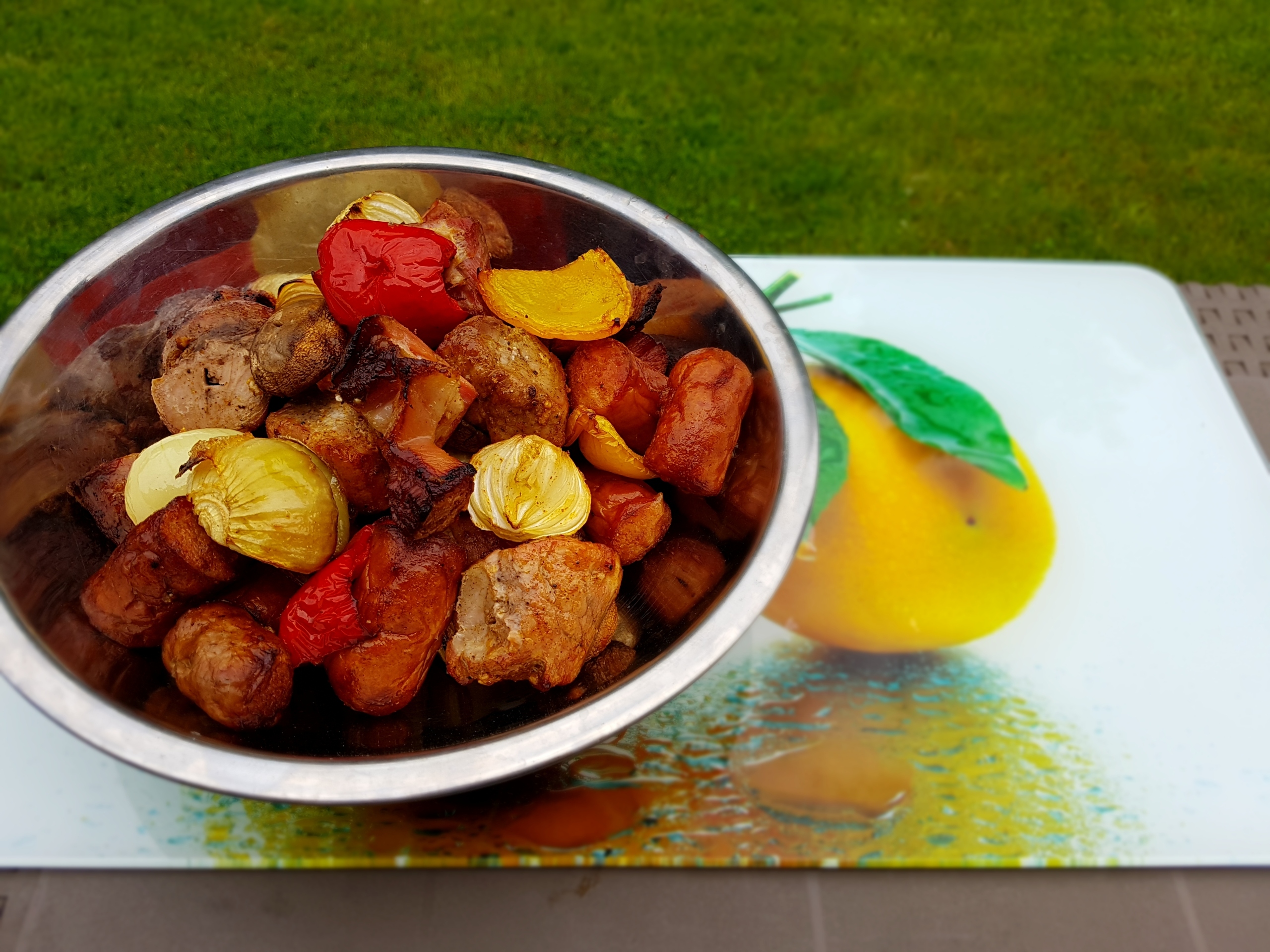 Zestaw do szaszłyków 5szpad akumulator + ładowarka Stan opakowania oryginalne