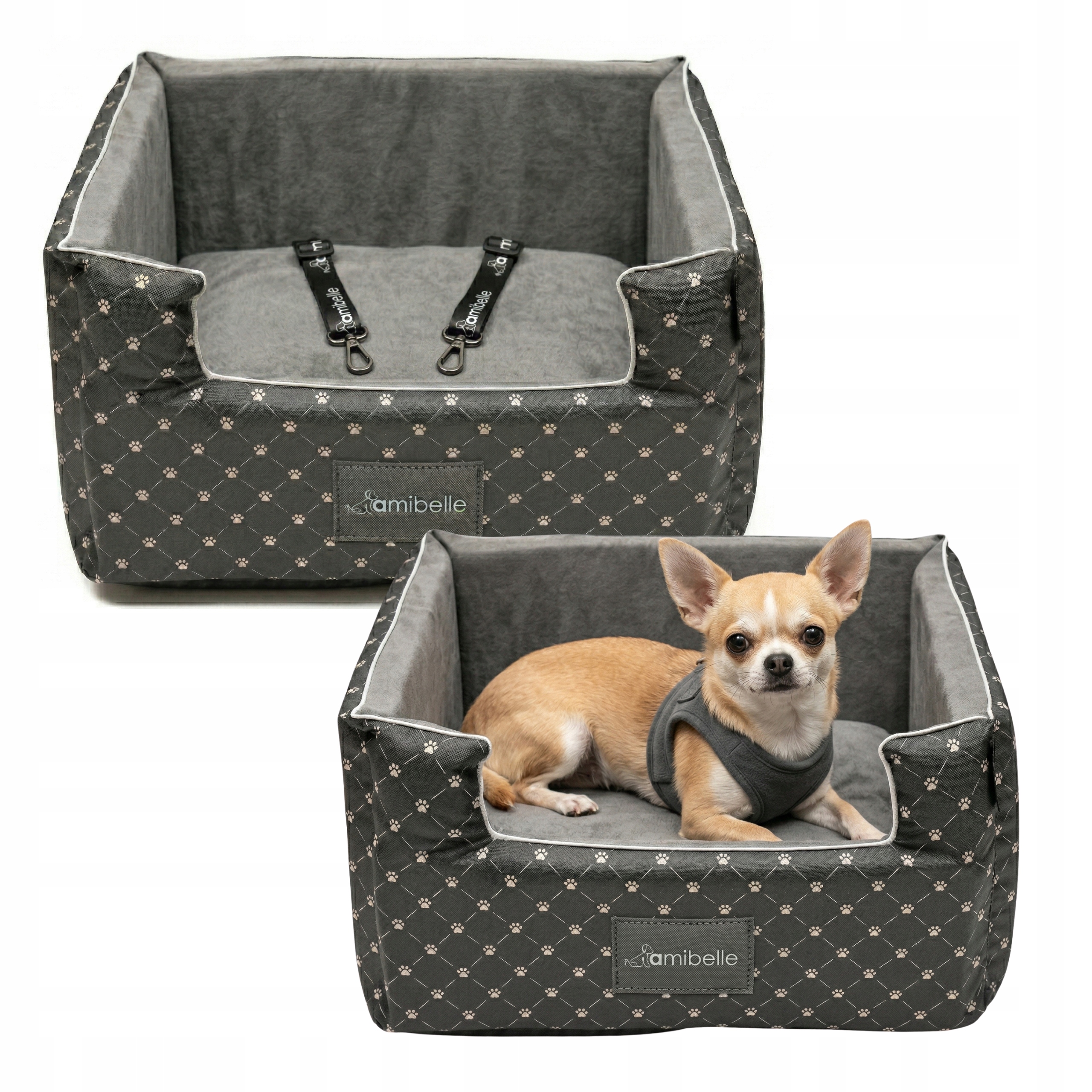 Autosedačka Pro Psa Kočku Přepravka Pelíšek Bezpečné cestování