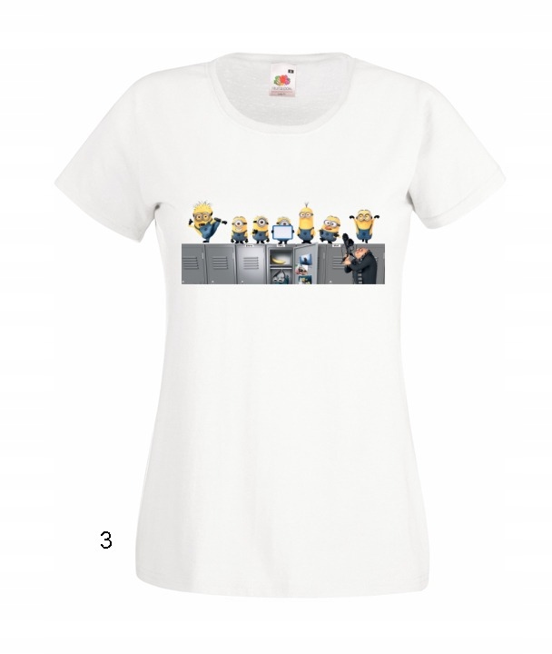

Koszulki Minionki Stuart Bob Księżyc Banany wzory