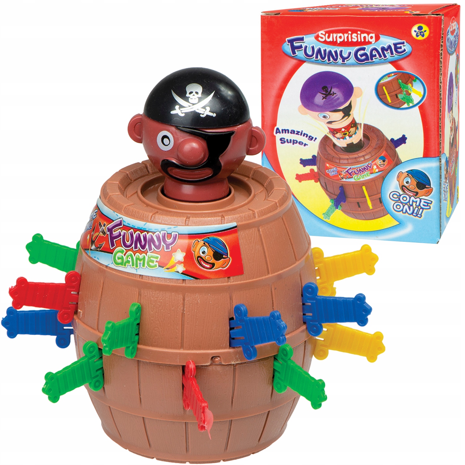 

Gra Zręcznościowa Ukłuj Szalonego Pirata Zabawka