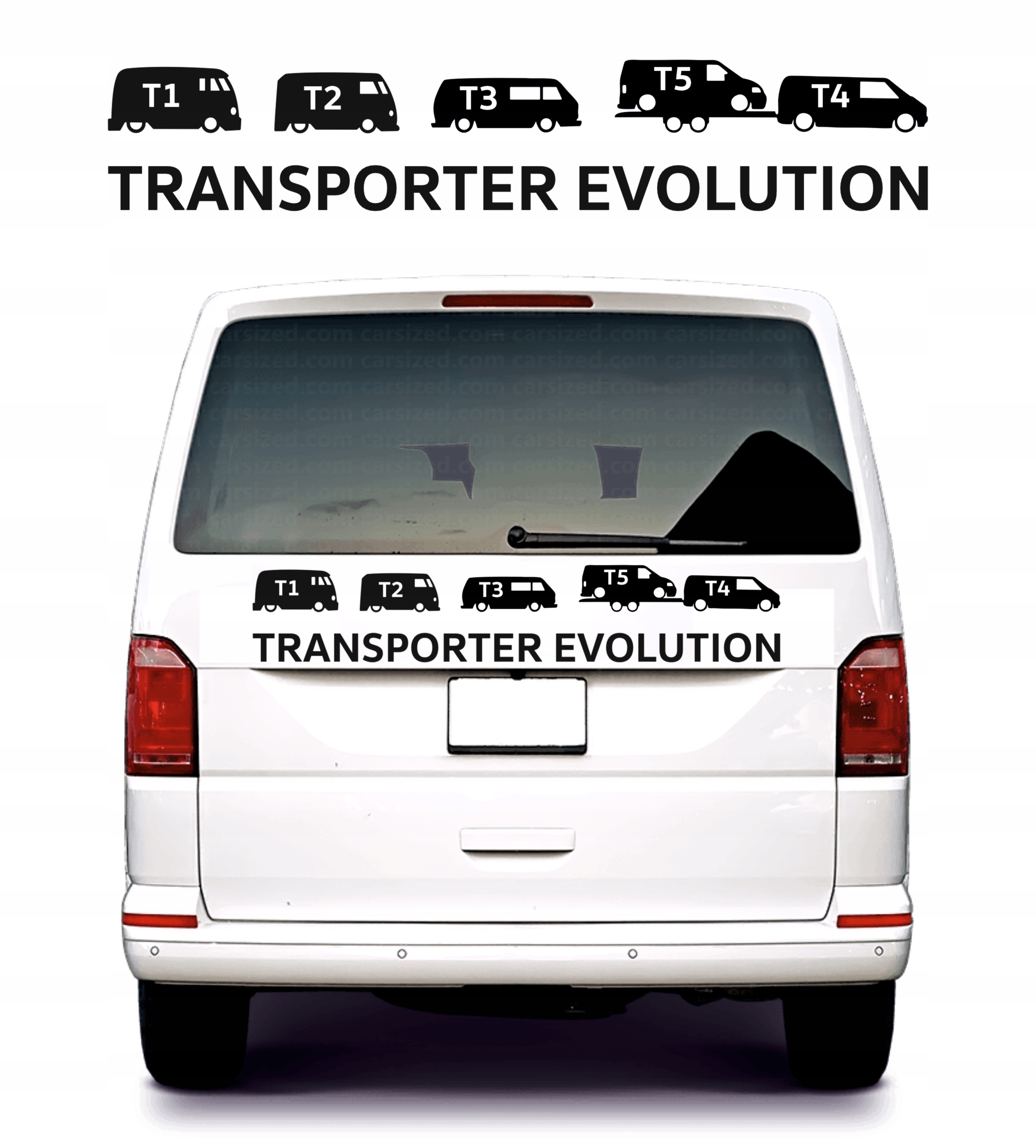 Naklejka Evolution Zestaw Naklejek Duża 90 CM