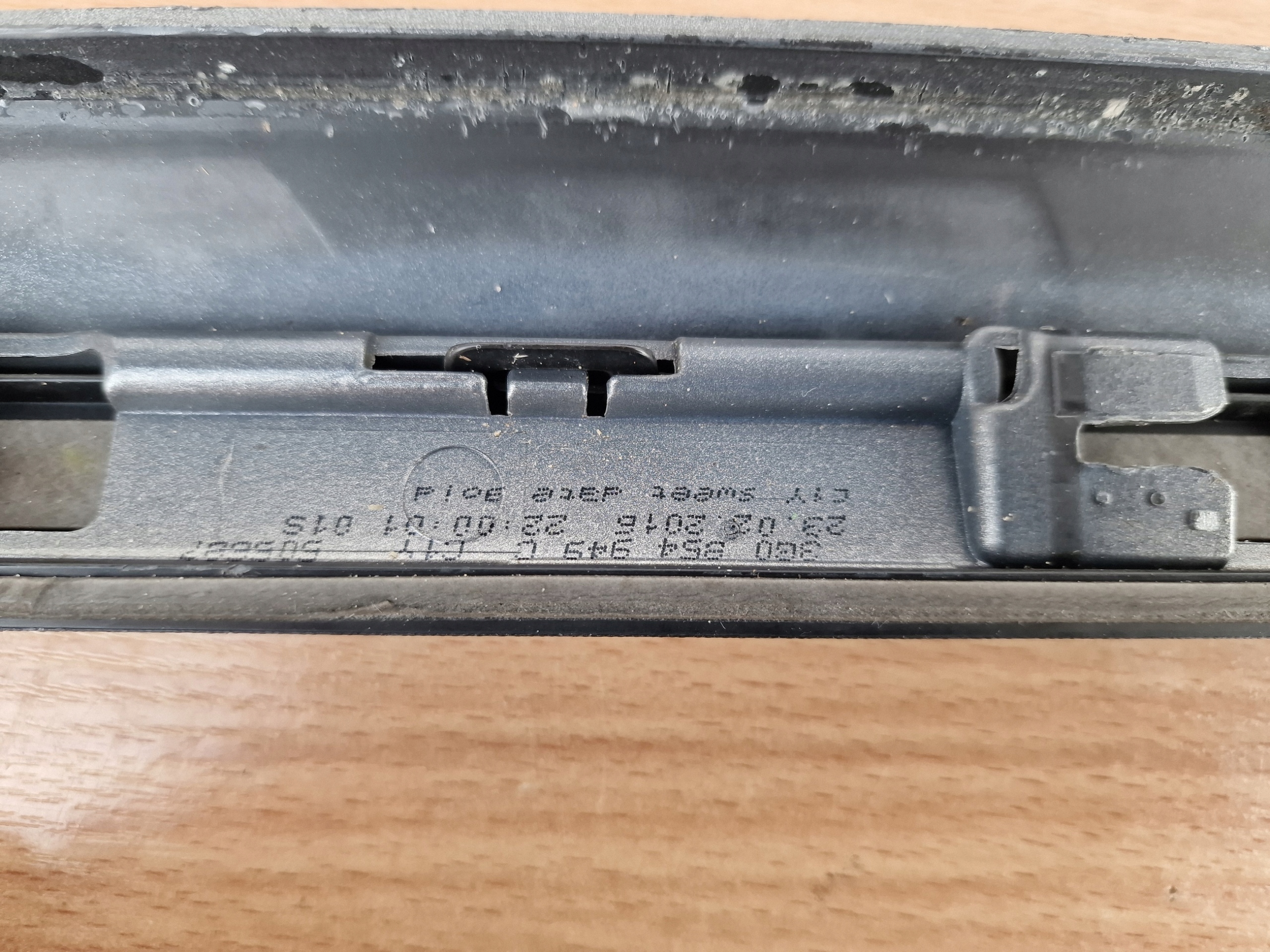 VW PASAT B8 left moulding door rear part lower LISTEWKA
