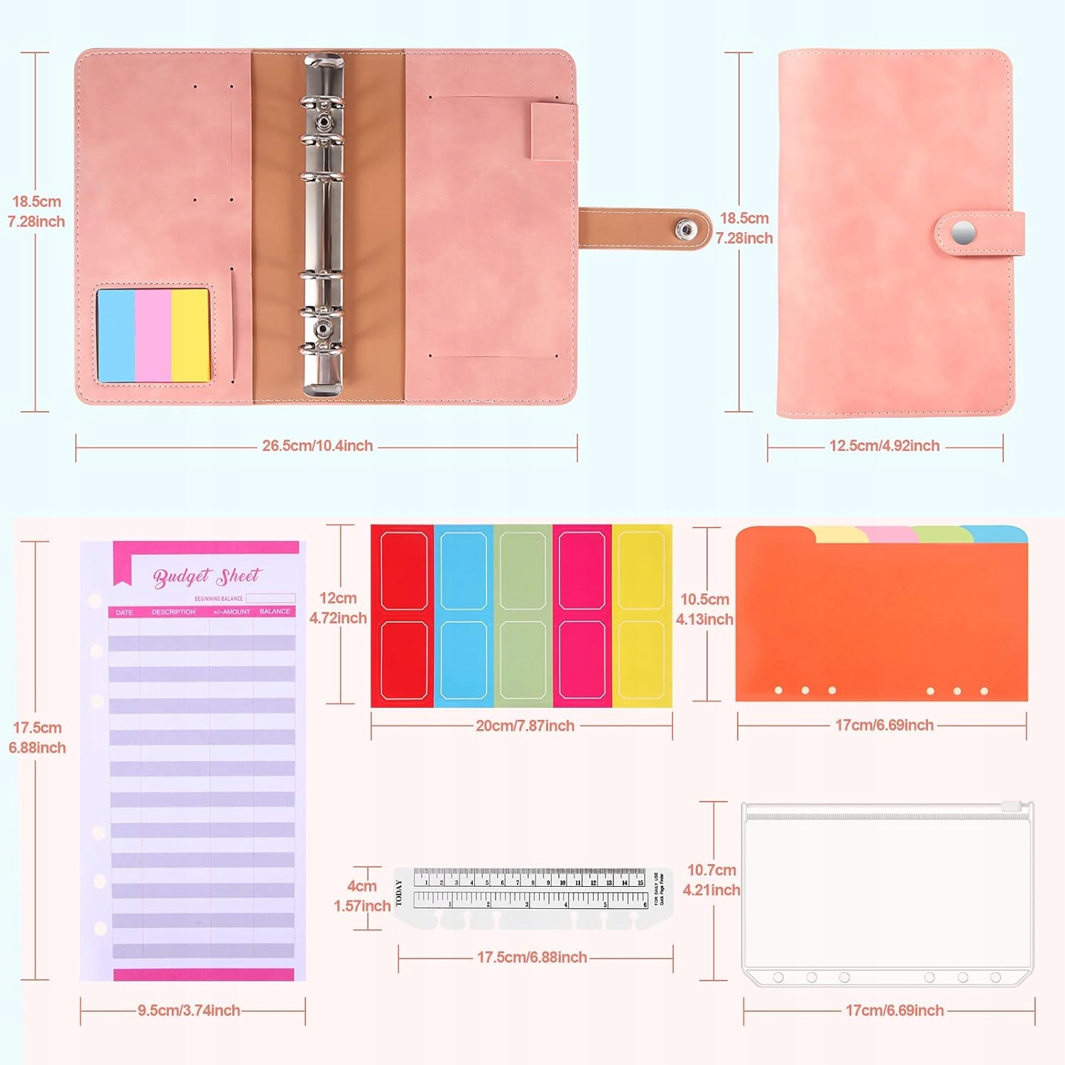 PLANER BUDŻETOWY OSZCZĘDNOŚCIOWY A6 OSZCZĘDZANIE SEGREGATOR WYDATKÓW ZESTAW Kod producenta PLA673ERD