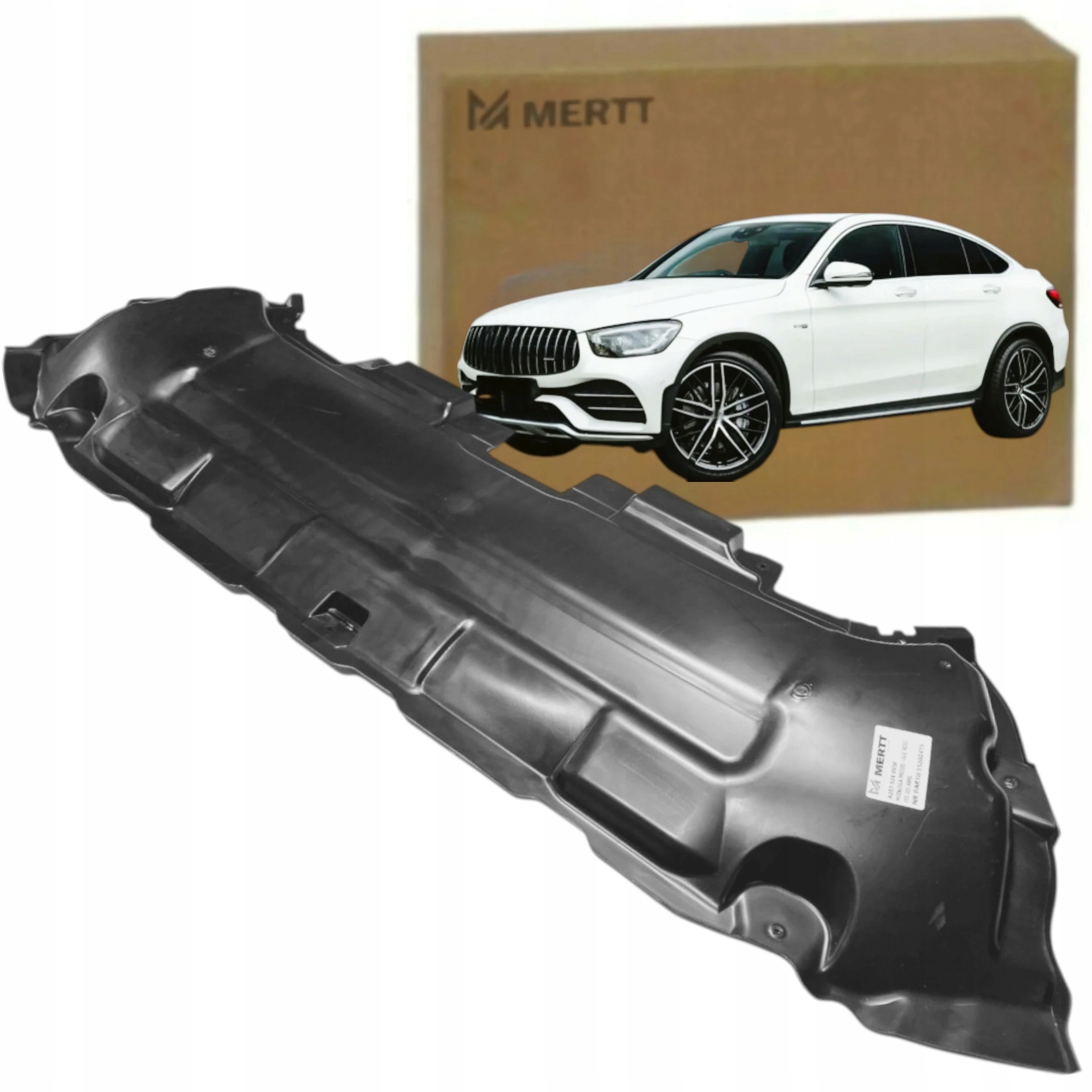 Mercedes Glc X253 C253 W253 2015-2022 Amg Kryt pod nárazník podlaha deska