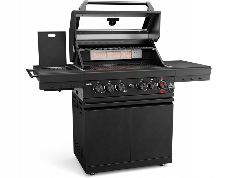 Grill gazowy Koler Krone S2 Black 21.6 kW 74 x 46 cm