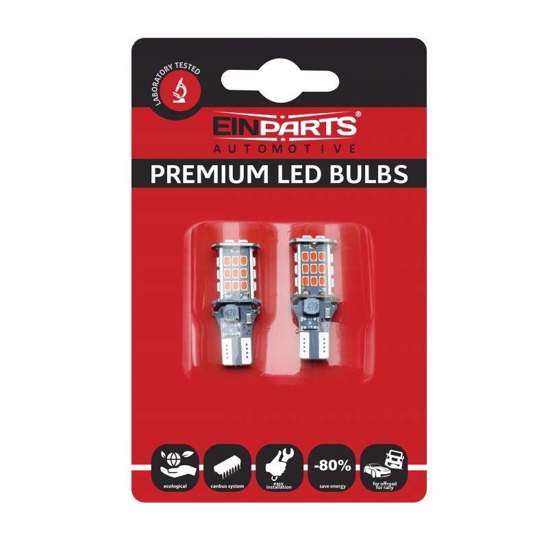 

Żarówka W16W T10 Led Can Bus Czerwona Mocna