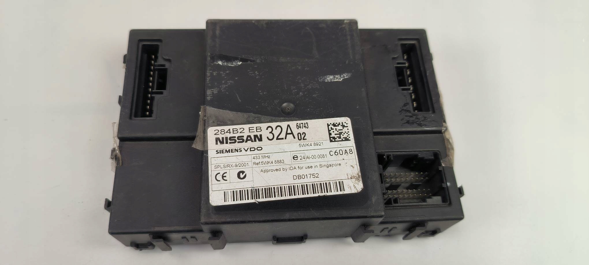 comfort control unit 284B2EB32A NISSAN NAVARA