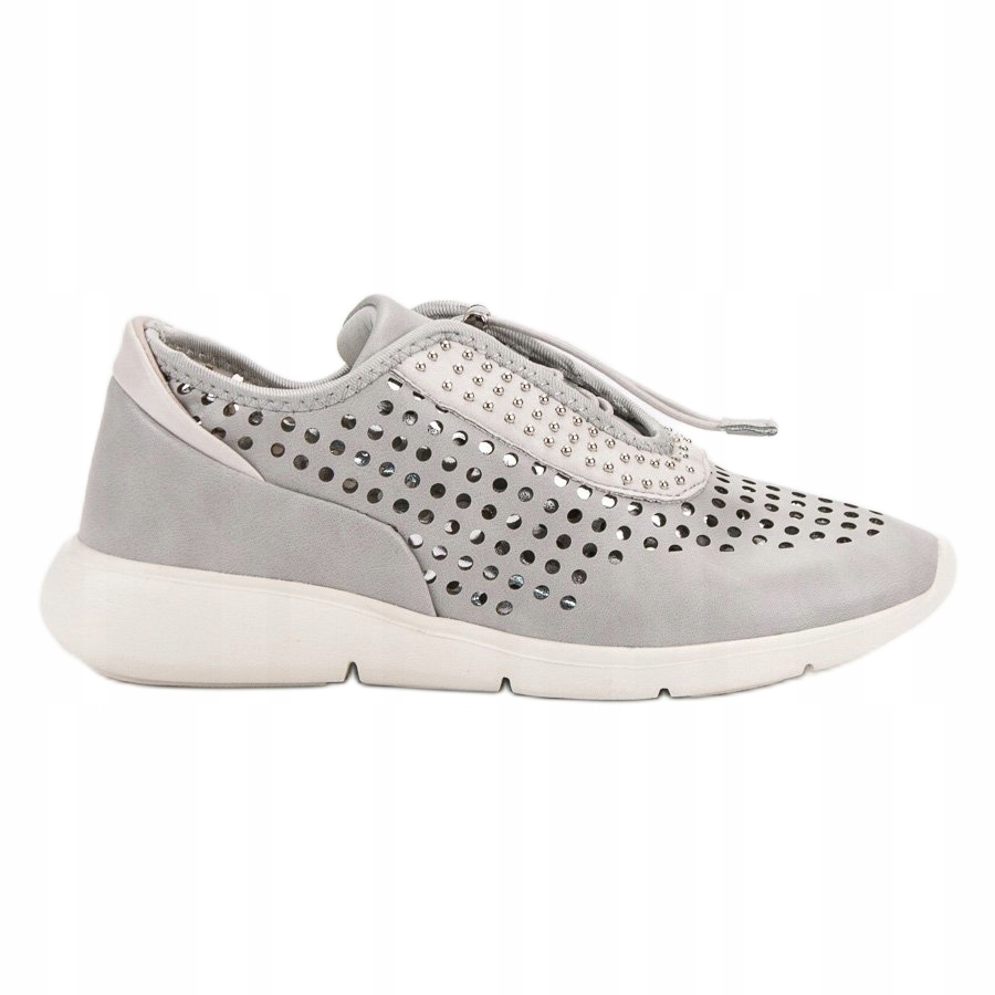 

Szare Skóra ekologiczna Buty Kobiety Aclys r.37