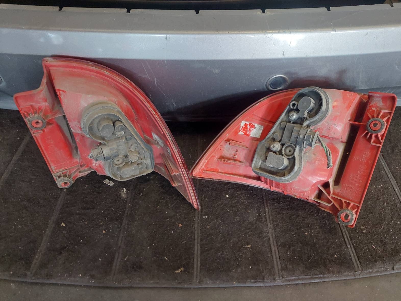 complete rear part SAAB 9-5 279 trunk door boot bumper rear part lights rear part