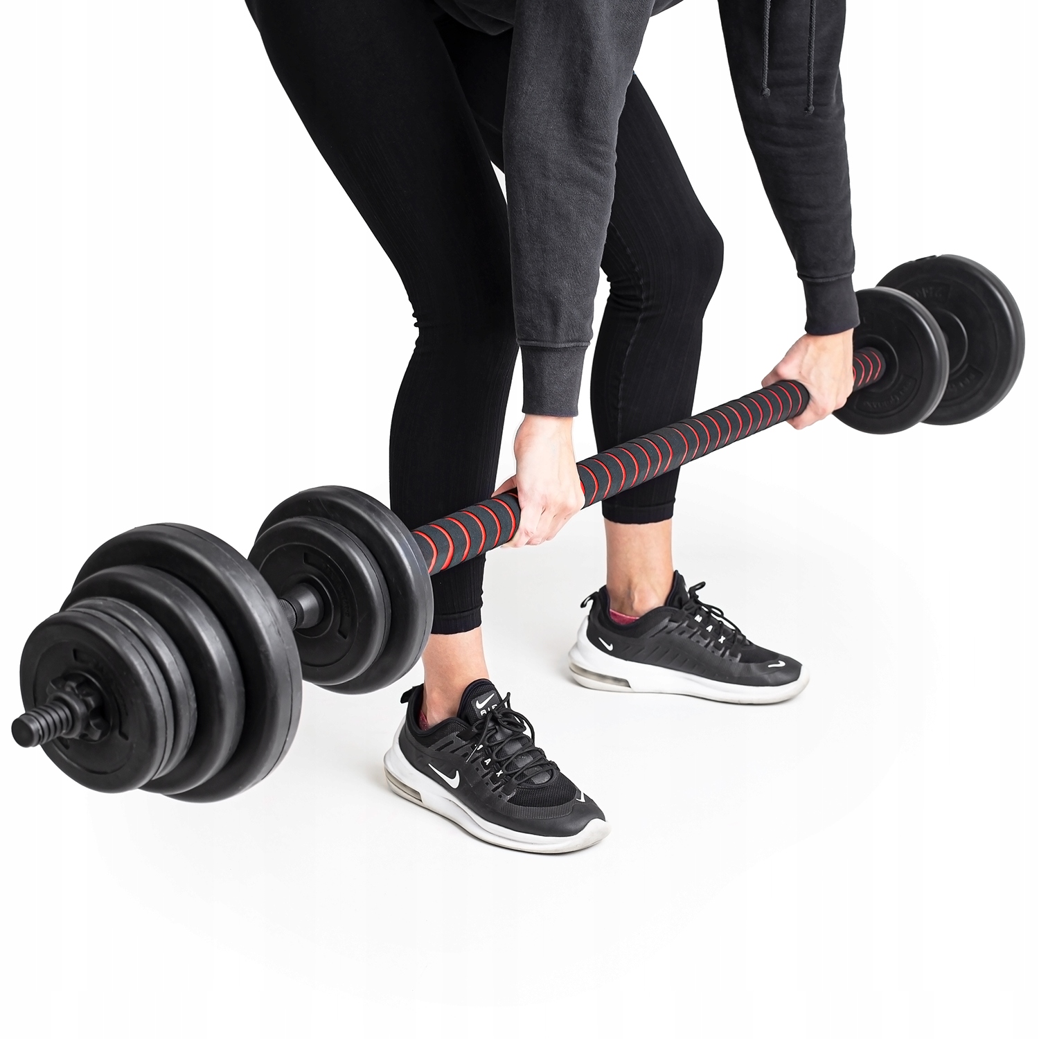 SZTANGA SKRĘCANA 2W1 DO TRENINGU ZESTAW OBCIĄŻENIA Z HANTLAMI GRYFEM 30KG Typ regulowane