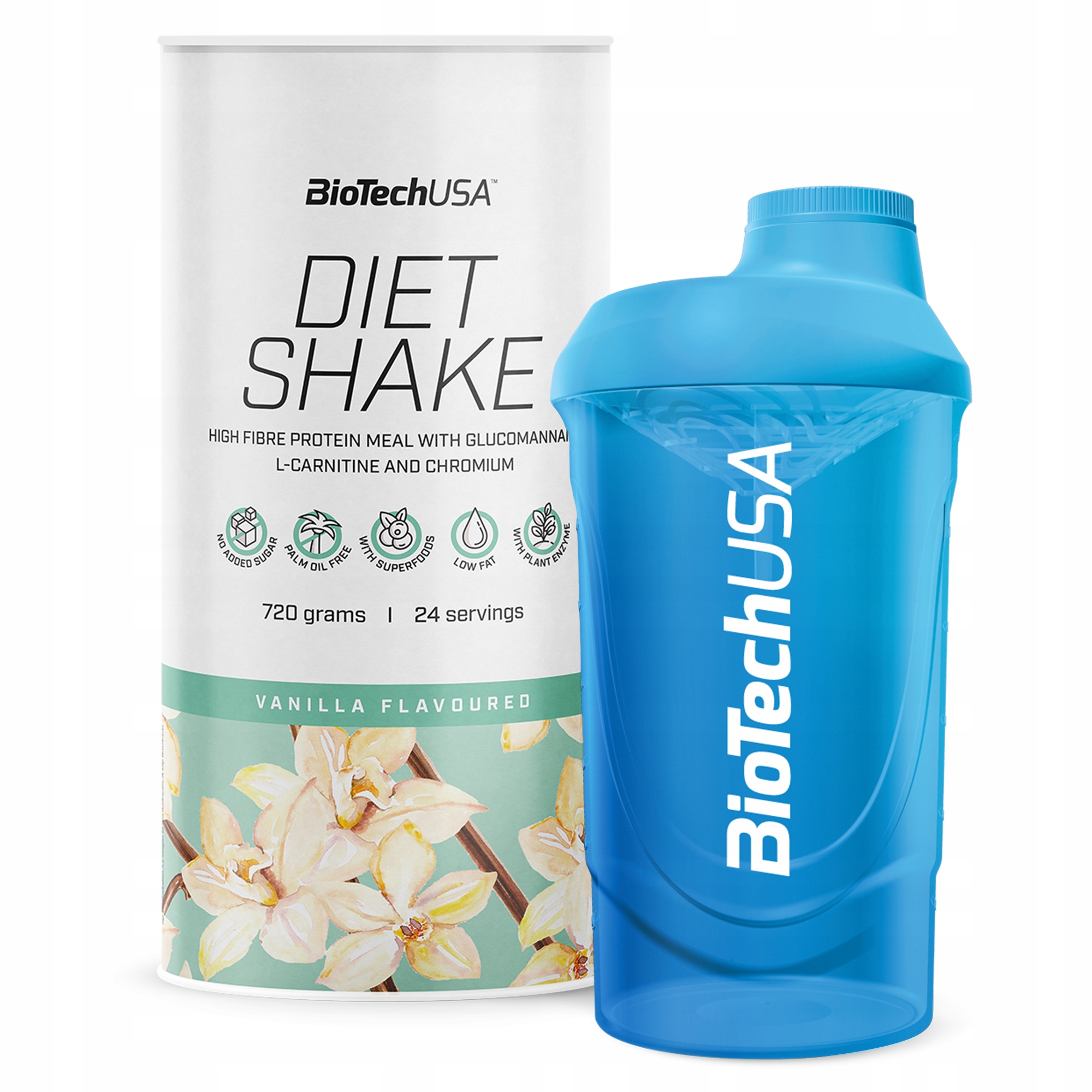 Koktejl Na Hubnutí Biotech Diet Shake 720 g Vanilkový
