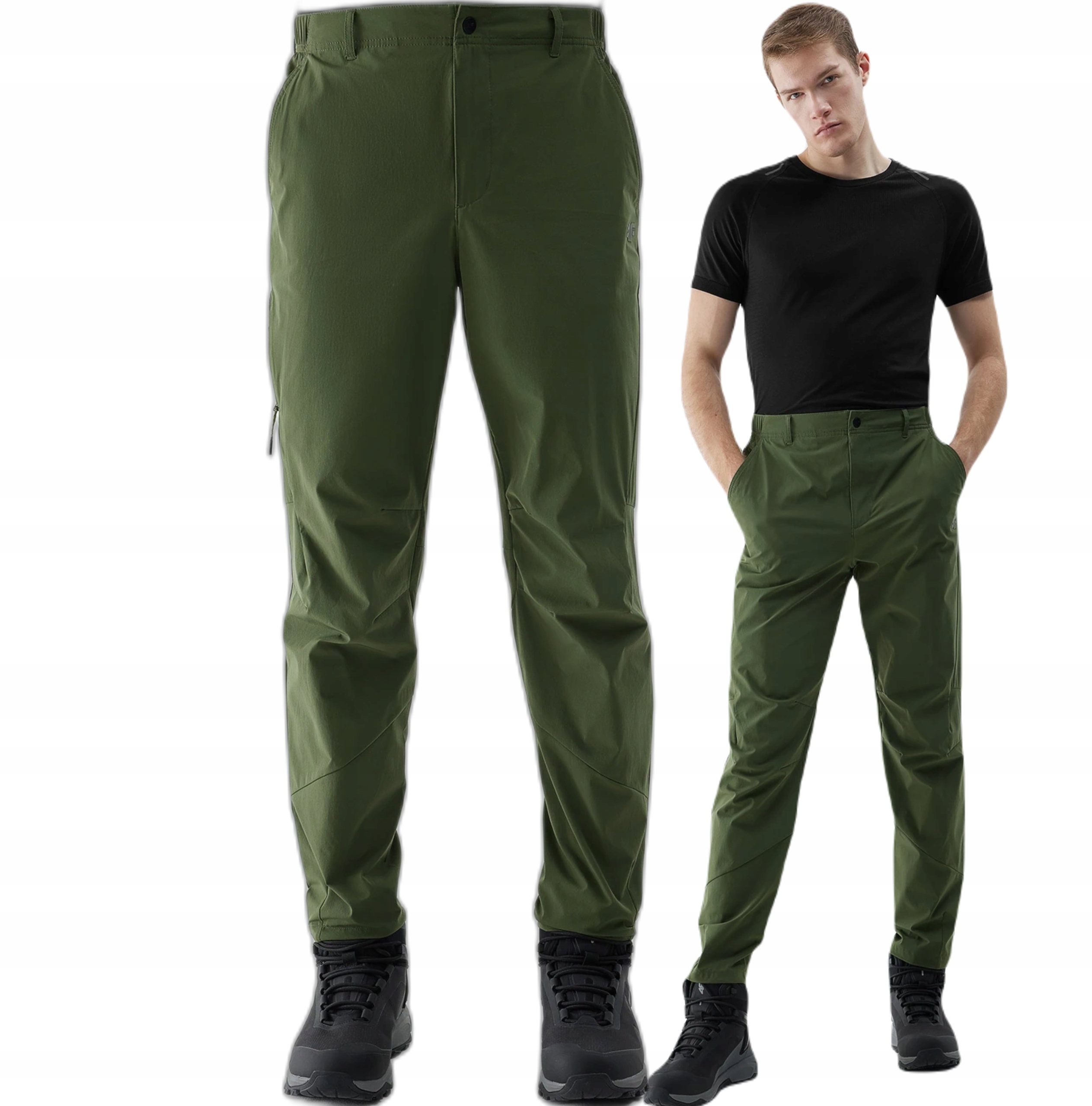 Męskie Spodnie Trekkingowe 4F Ultralight TFTRM483 XXL