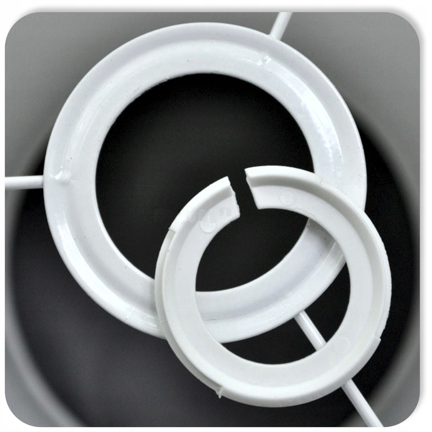 Klosz Abażur do lampy wiszącej stojącej LNIANY 50 Średnica/szerokość klosza 50 cm