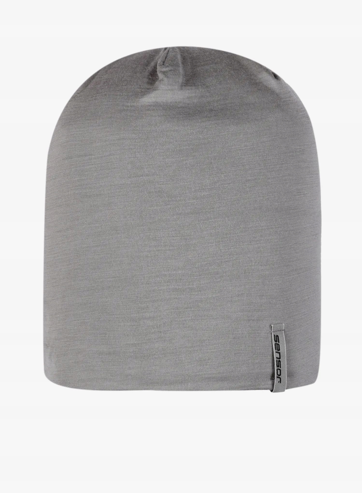 Čepice Sensor Merino Active Čepice šedá, velikost L