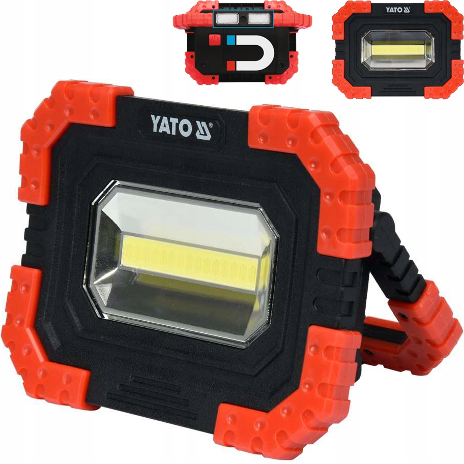

Yato Reflektor Przenośny Halogen 10W Led Baterie