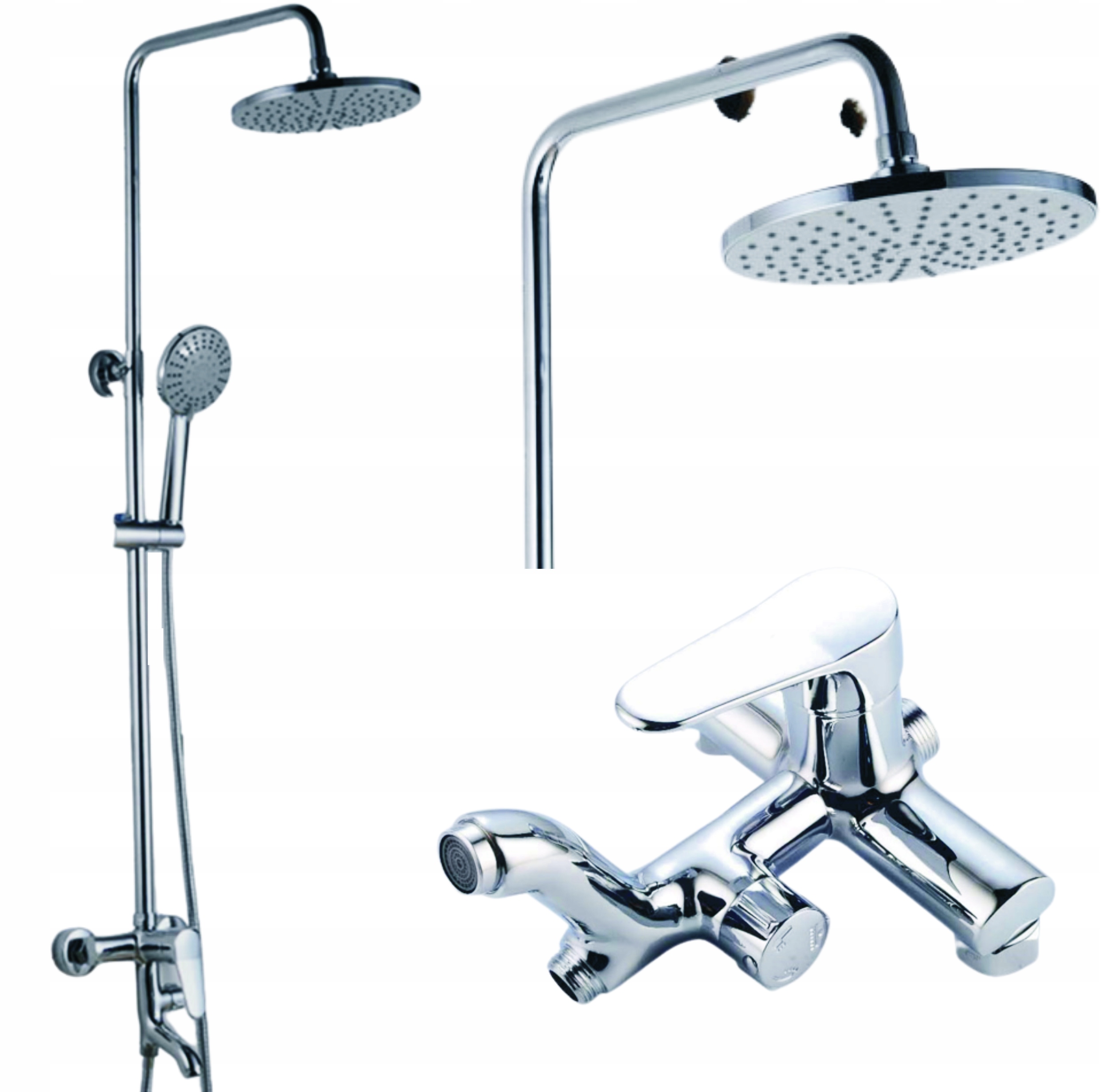 Sprchová Súprava s rozprašovacím stĺpom Batéria Dážďovka Slúchadlo