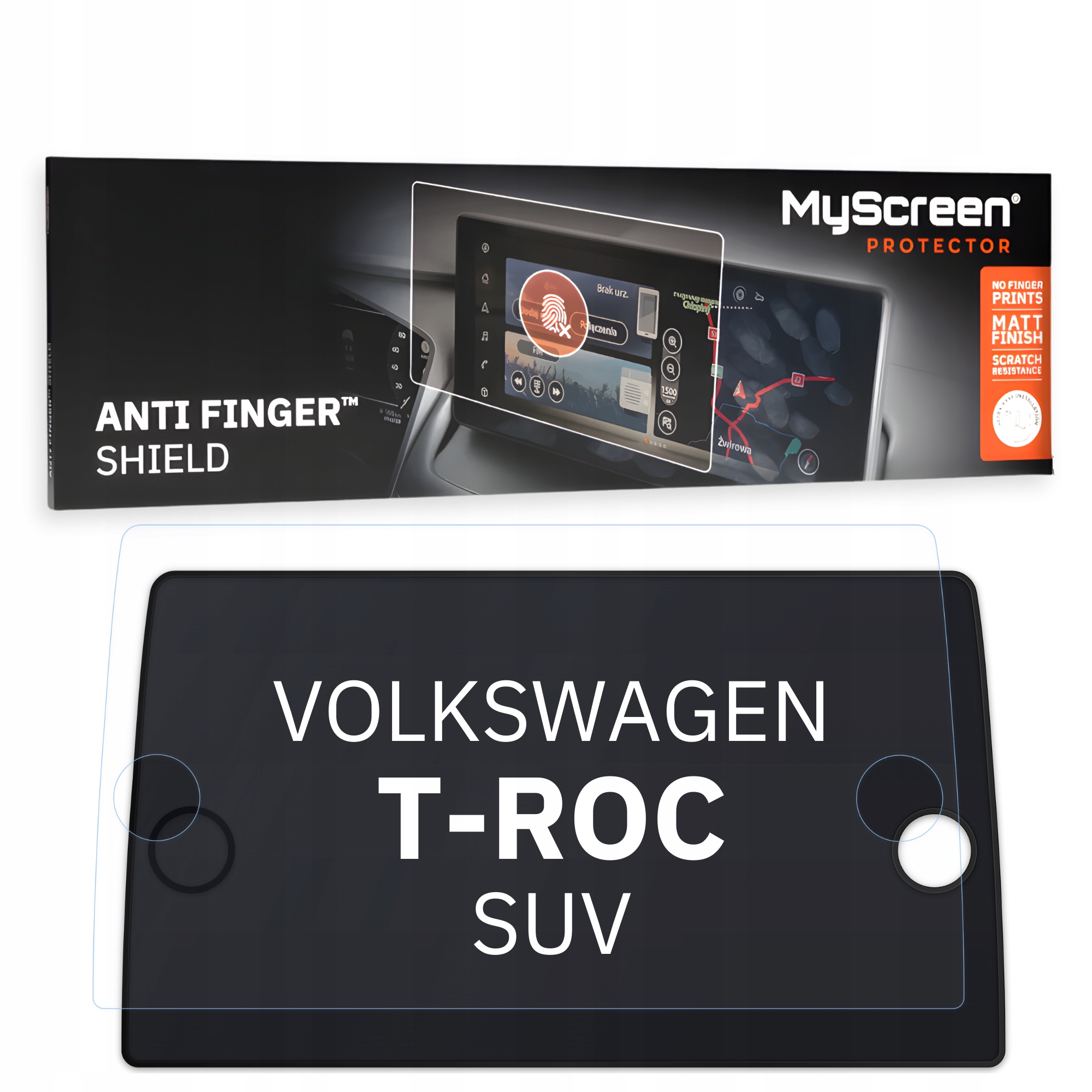 Matná fólie pro Volkswagen T-roc Suv 2022 8" MyScreen