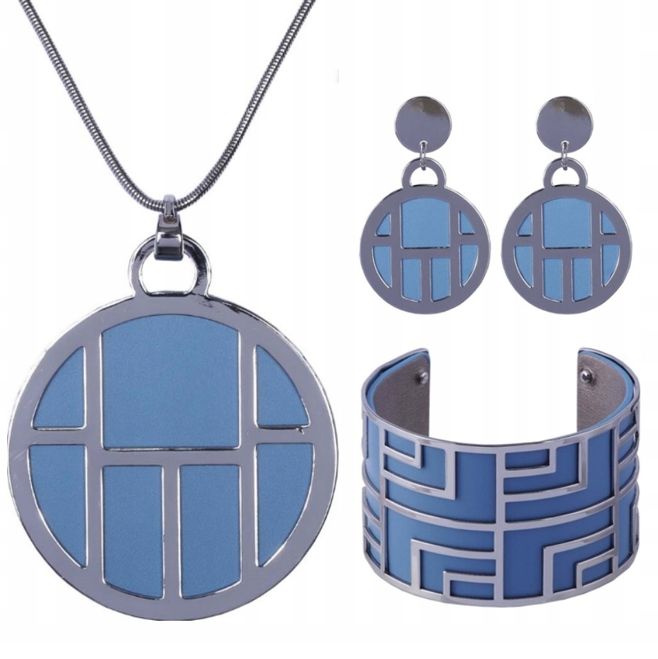 komplet glamour 6 v 1 oboustranný, modrý nebo stříbrný