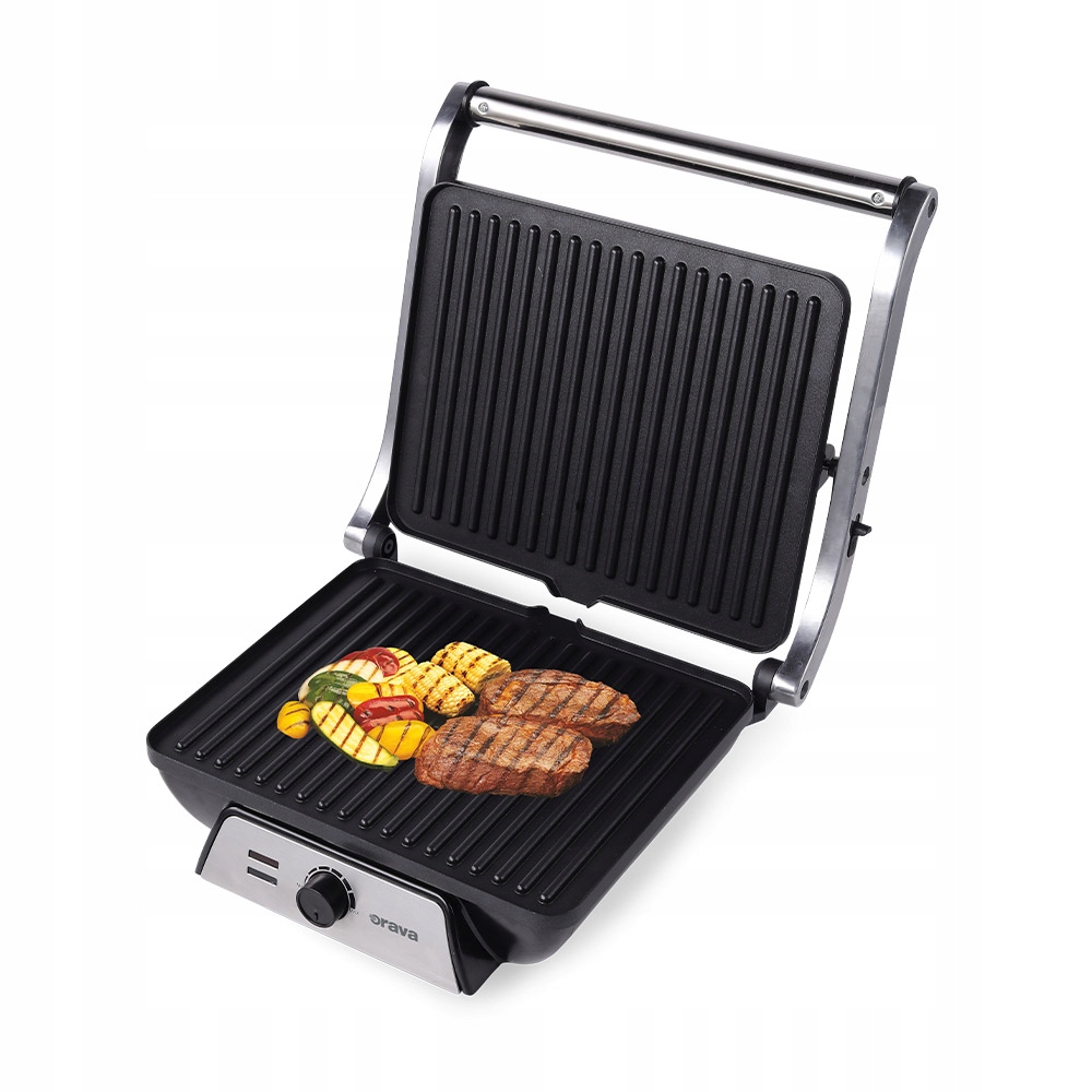 Kontaktní gril Orava Grillchef-4, 2000 W, černý