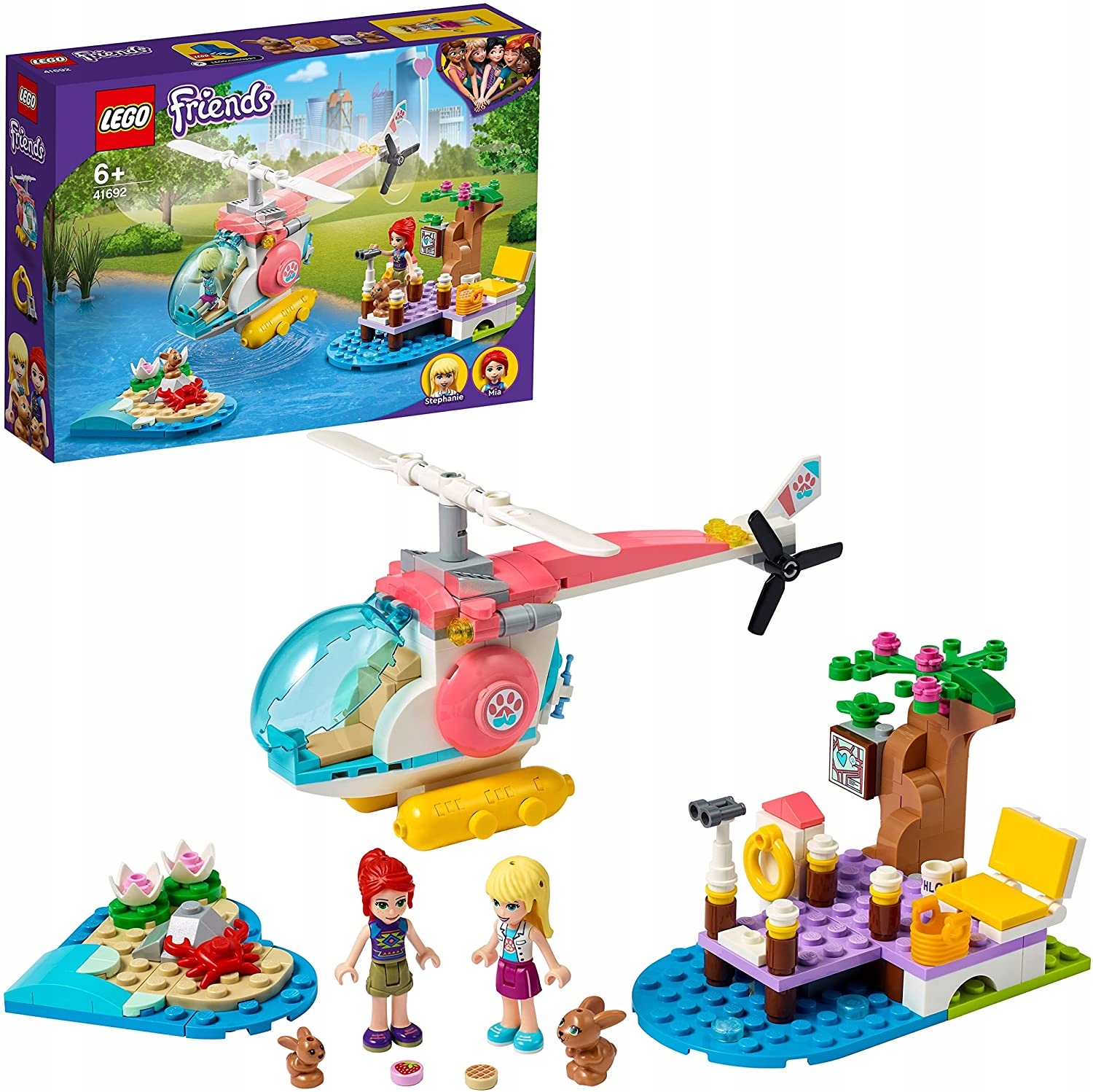 Lego Friends 41692 Weterynaryjny Helikopter