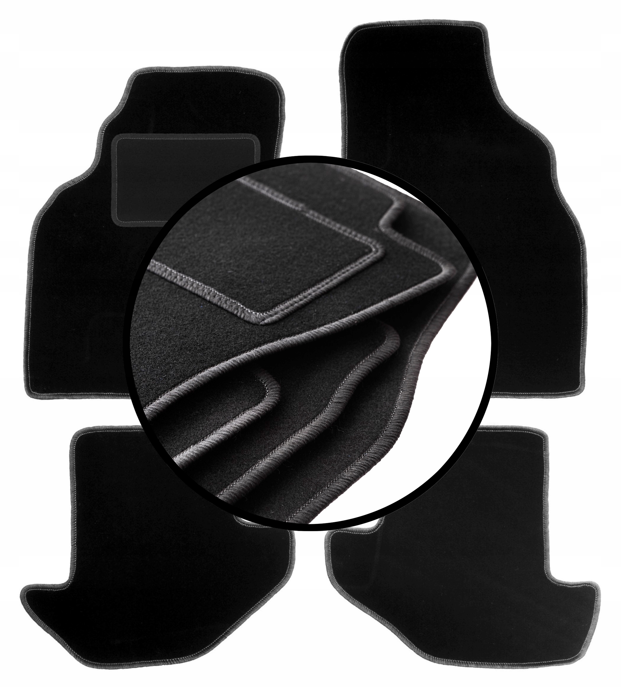 Velurové koberce komplet pro: Ford Puma coupe (1997-2001)