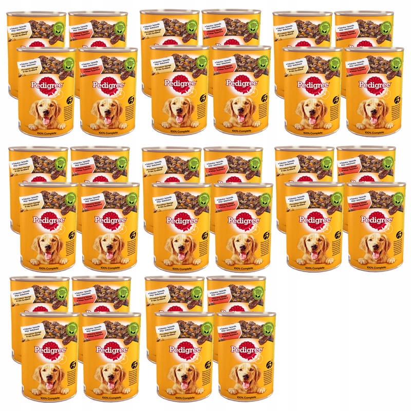 Levně Krmivo pro psy Pedigree Adult Velká konzerva 32x400 g