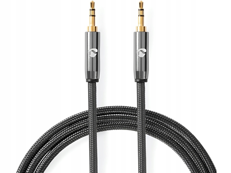 Kabel jack 3,5 mm jack 3,5 mm Nedis CATB22000GY20 2 m